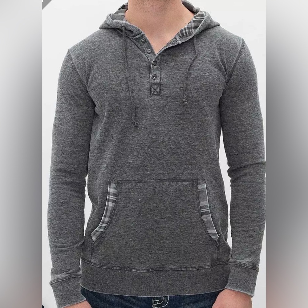 Newberry Henley Sweatshirt NWT! Mens Sweatshirt in grey